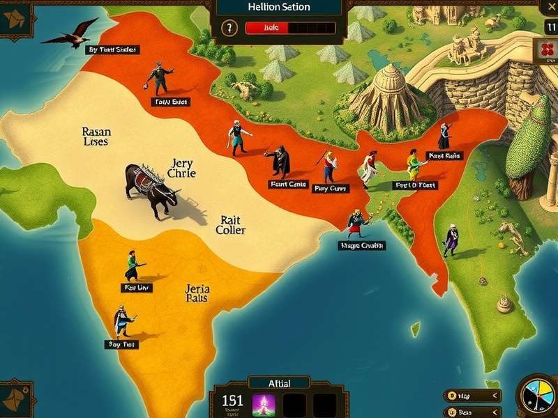 Anise Conquest Indian Realms hero selection screen